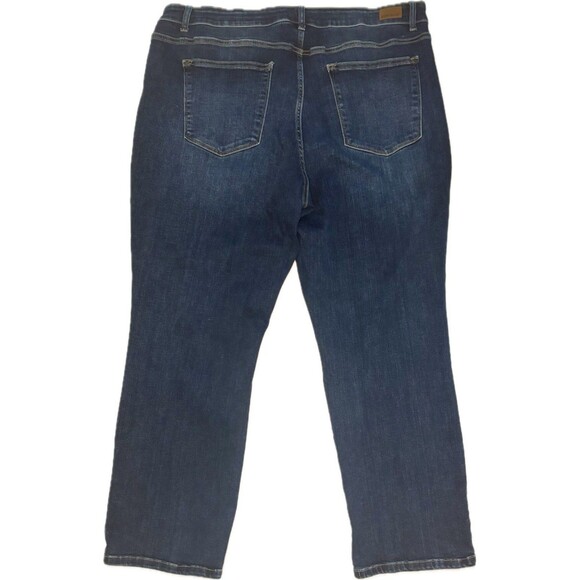 JUDY BLUE Straight Fit Jeans Women Plus 24w JB82146DK 42x29 - Picture 5 of 8